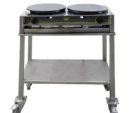 Crêpière au gaz double