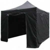 Mur plein noir pour tente pliable