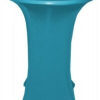 Nappe pour mange-debout stretch turquoise