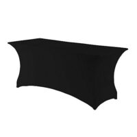 Nappe stretch noire L.183 x l.76 cm