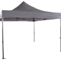 Tente pliable noire 3x3m