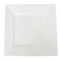 Assiette plate carrée 26 cm
