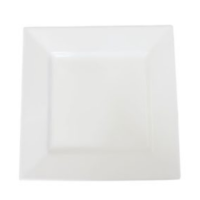Assiette à dessert/entremet carrée 21,5 cm