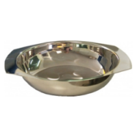 Plat en inox H.5 x Ø.20 cm