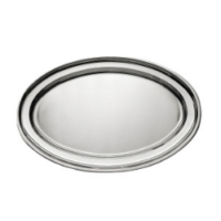 Plat ovale en inox 56