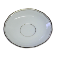 Sous tasse à café bord doré