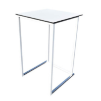Table mange debout carrée