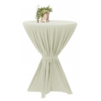 Nappe mange debout avec nœud écrue