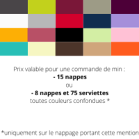 Nappes carrées (quantités minimum)