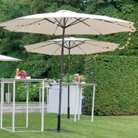 Parasol écru Ø.3 m