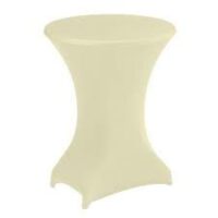 Nappe pour mange-debout stretch écrue