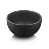 Coupelle noir mat O.75 x H.4 cm (par 25)